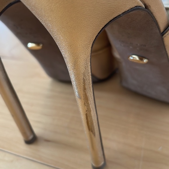 Sergio Rossi keyhole platform sling backs - Picture 4 of 4